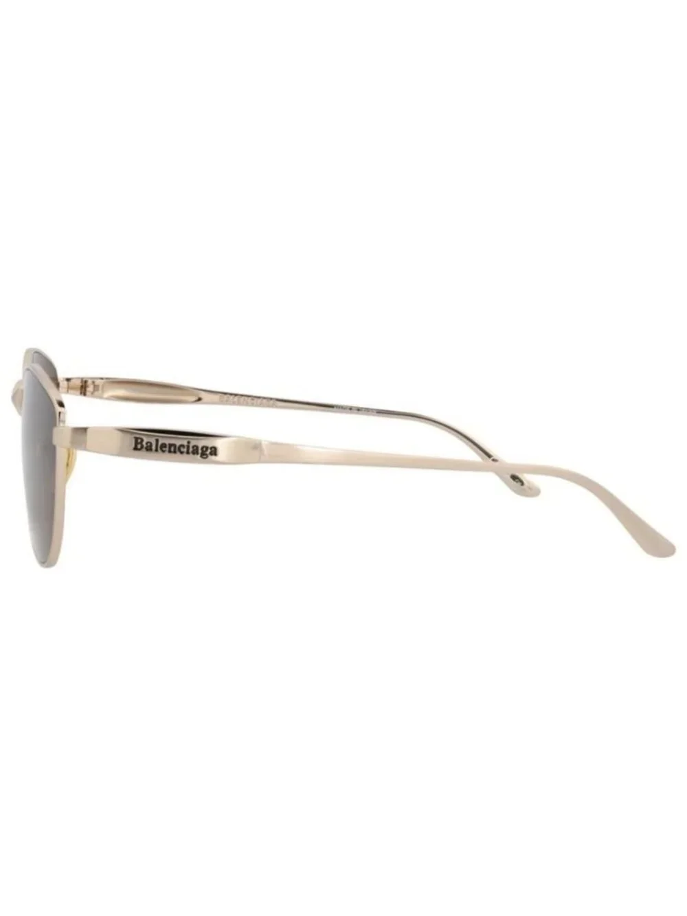 New Balenciaga Womens Cat Eye Gold Gold Brown Fashion Designer Sunglasses
